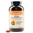 NatureWise CLA 1250 - Conjugated Linoleic Acid Supplement voor vrouwen en mannen, Niet stimulerend, Ondersteunt gezond gewicht, Fitness Goals - Non-GMO, Glutenvrij - 180 Softgels [51]Maandelige levering]