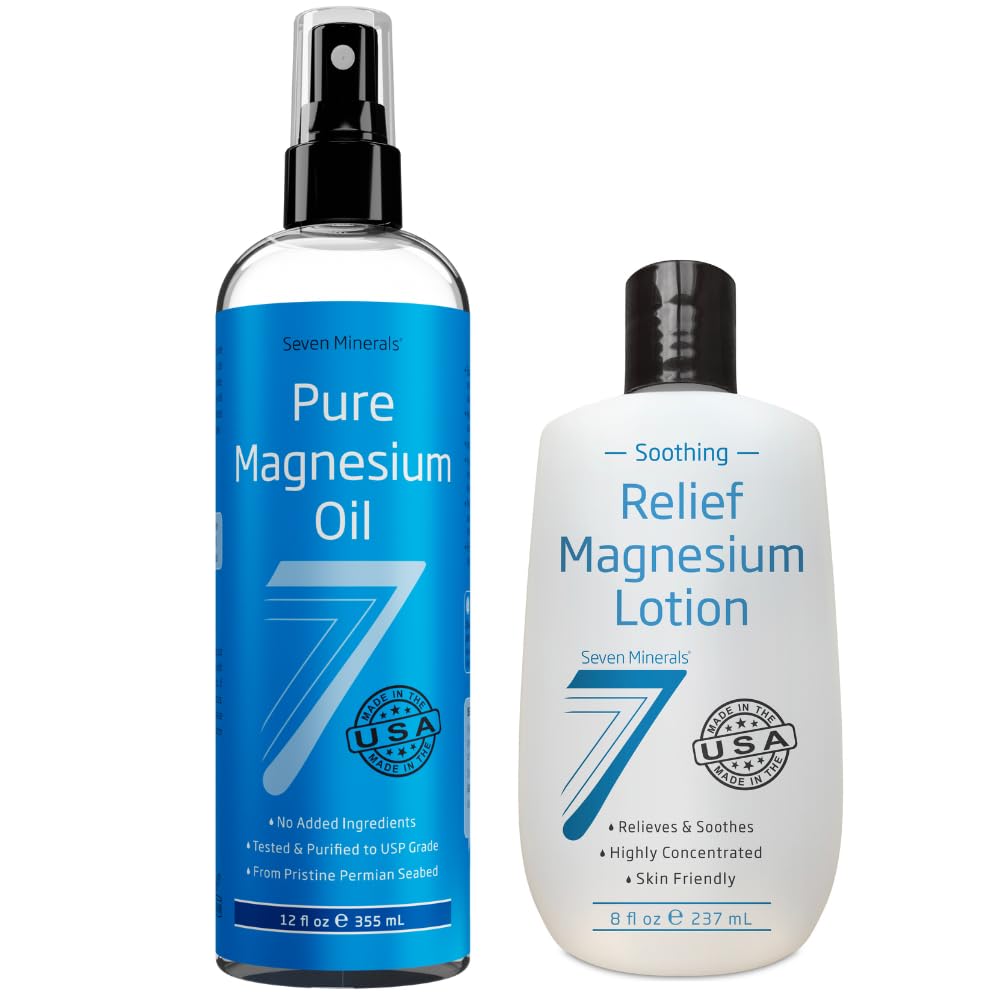 Zeven mineralen Zuivere Magnesiumolie en verzachtende verlichting Magnesium Lotion