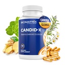 BioMatrix Candid-X Gut Cleanse met Berberine, Oregano, Natriumcaprylaat, Kamille, Gember, PAU D'arco, Digestief supplement voor mannen en vrouwen 90 capsules