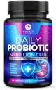 Probiotica 60 miljard CFU - 10 strains + digestieve enzymen en prebiotica - beste probiotica voor vrouwen en mannen, ondersteunt Immune, Gut Health, Occasional Constipatie, diarree, gas & Bloating - 60 capsules