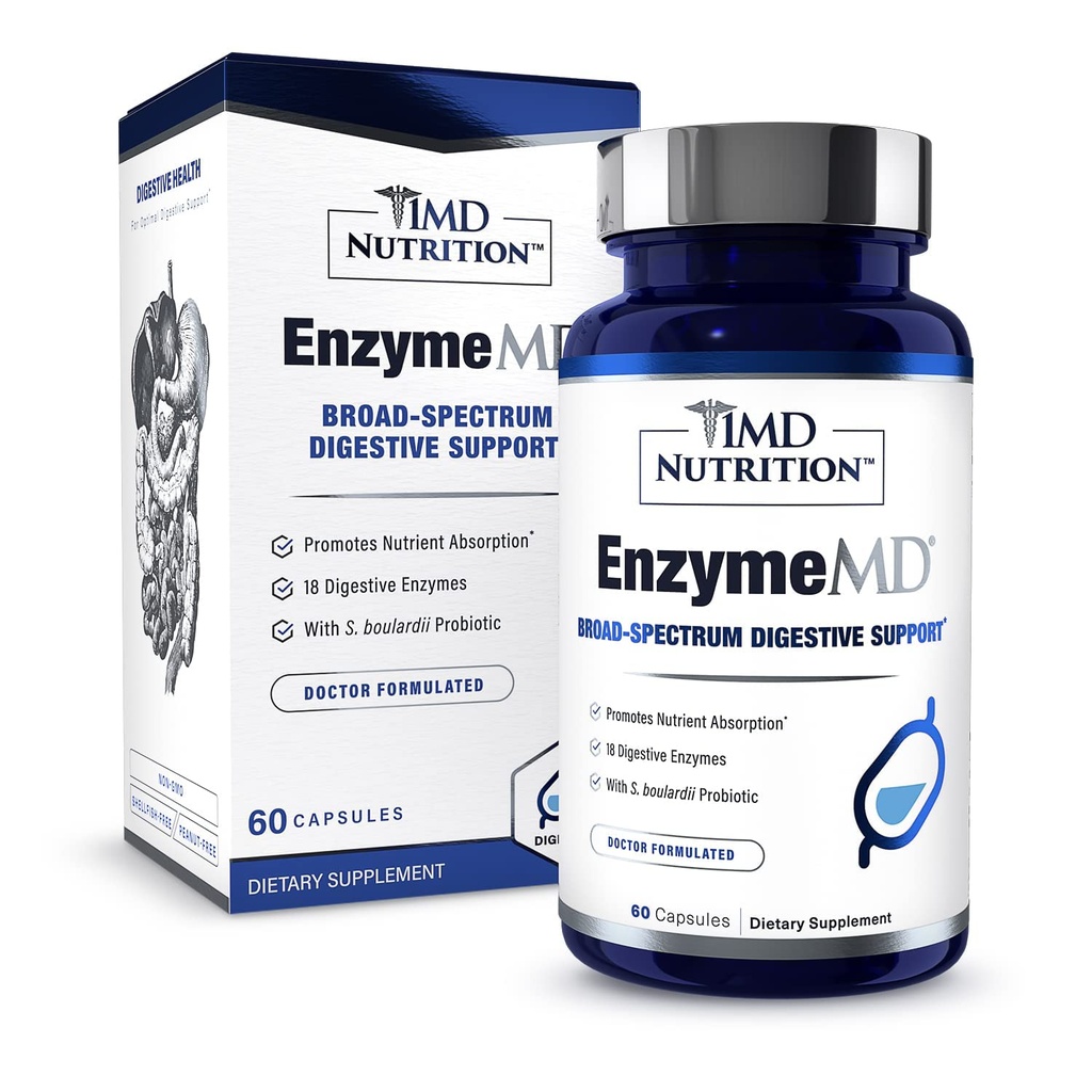 1MD Nutrition EnzymeMD - Digestieve enzymen Supplement - Doctor Formulated 