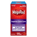 Omega-3 Krill Oil and Joint Supplement - Megared Joint Care 60 softgels - EPA/DHA vetzuren, Antioxidanten, Hyaluronzuur, Geen visachtige boer nasmaak zoals met Fish Oil