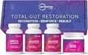 Microbiome Labs Total Gut Restoration Kit (Capsule) - 3-product Gut Health Spore Based Probiotic, Prebiotic & Mucosal Immunoglobuline + Amino Acids Supplement for Immune, GI Tract & Digestive Health