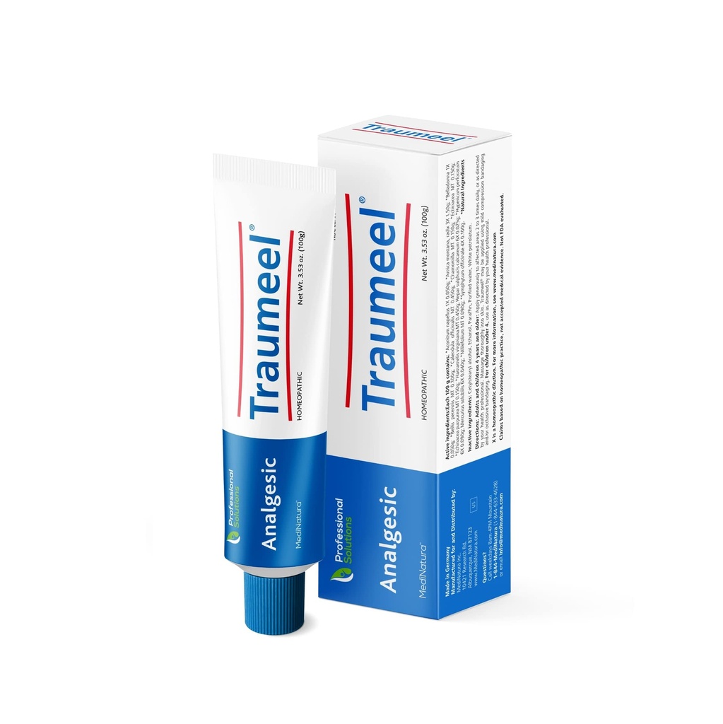 MediNatura Traumeel Zalf Topische pijn verlichting voor spier-terug letsel of oefening gerelateerde pijn & pijn Arnica + 13 actieve ingrediënten - Made in Germany - 3,53 oz