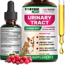 Cat & Hond Natuurlijke UTI Geneeskunde & Urinaire Tract Infectie Behandeling met Cranberry - Nier + Blaas Ondersteuning Supplement - Beste preventie voor urine incontinentie & Bladder Stenen - Pet Renal Health