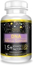 ACTIF DNA Mega Support avec 15+ Facteurs avancés - Non-OGM, Fast-Activing, Fabriqué aux États-Unis, 60 Compte