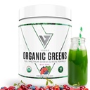 Vedge Nutrition Verts organiques - Poudre végétale Superfood - Mélange de boissons pour l'énergie, les antioxydants et la récupération - Verts plein spectre pour les athlètes - 30 portions - Mélange de baies parfumées