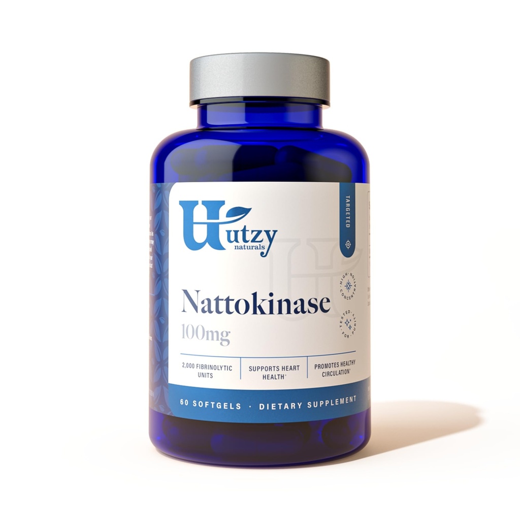 Utzy Naturals Nattokinase 2000 FU per Serving from Japanese Natto 