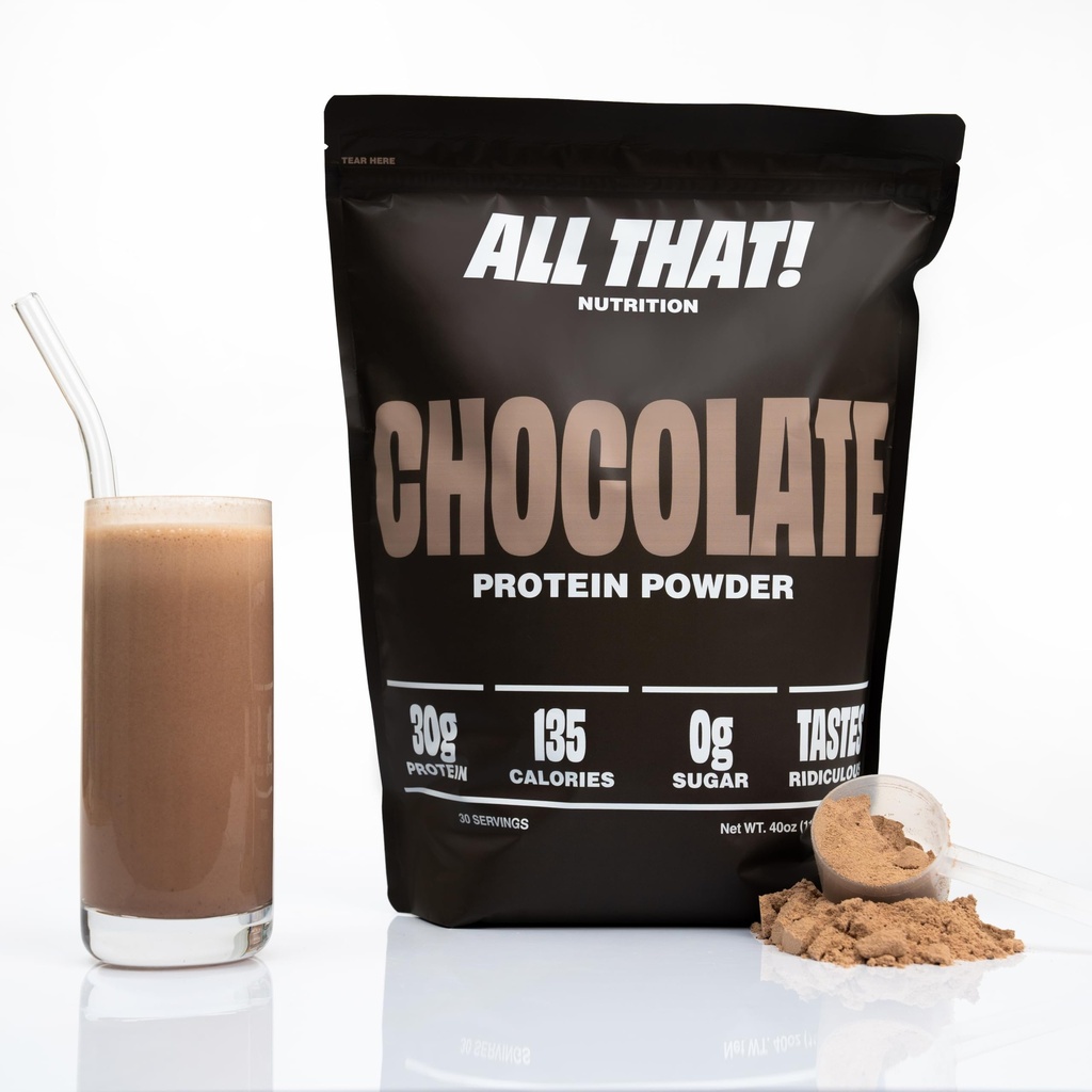 Chocolade Proteïnepoeder, 30G Wei Proteïne, Lage Calorie & Fast-Absorbing, 0 Suiker, Sojavrije & Glutenvrije Proteïne Poeder, 30 Servers