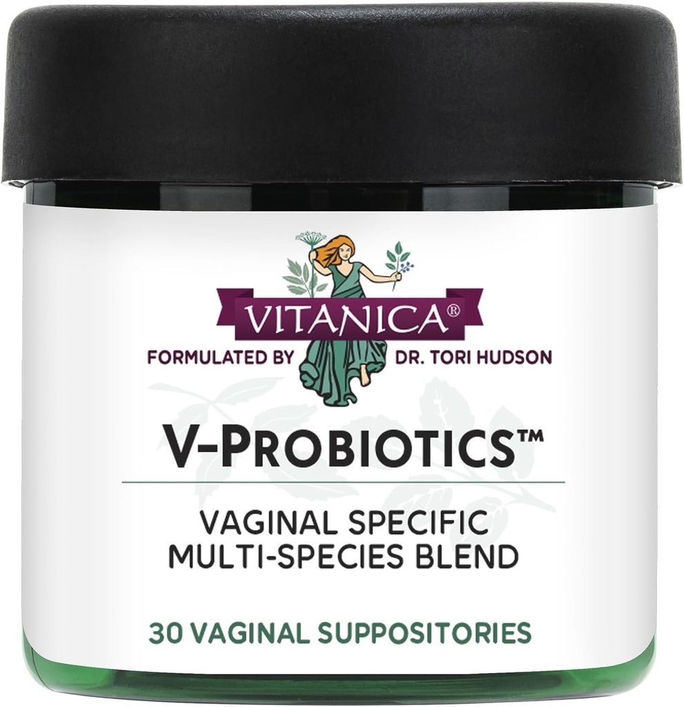 Vitanica V-Probiotica - Probiotica voor vrouwen - Vaginale veronderstellingen met Lactobacillus Rhamnosus, Gasseri & More - Vrouwengezondheidssupplement - Lady - 30 vaginale veronderstellingen