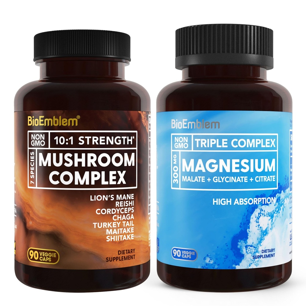 BioEmblem Triple Magnesium Complex en Mushroom Complex