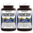 FarmHaven Magnesium Glycinate & Malate Complex w/Vitamine D3, 100% chelated for Max Absorptie-Bone Health, Zenuwen, Spieren, 240 Capsules, 120 Days