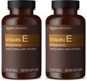 Elementen Vitamine E, 400 IE, 100 Softgels, 100 dagen van levering (verpakking mei vary) (verpakking van 2)