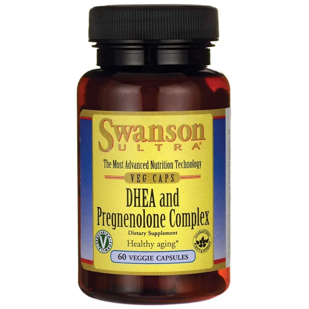 Swanson Dhea et Pregnenolone Complex 60 gélules