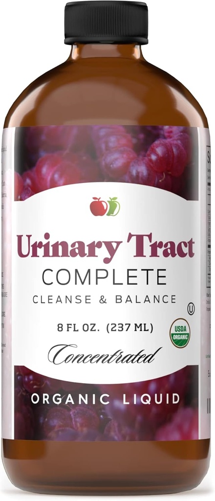 Complete Natural Products Urinaire Tract Complete 8oz - Liquid Supplement voor een Urinaire Tract Reiniging, Verdediging, Gezondheid, en behandeling met biologische Cranberry & Organische D-Mannose