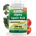 Best Naturals Alpha Lipoïnezuur 200 Mg 120 Capsules