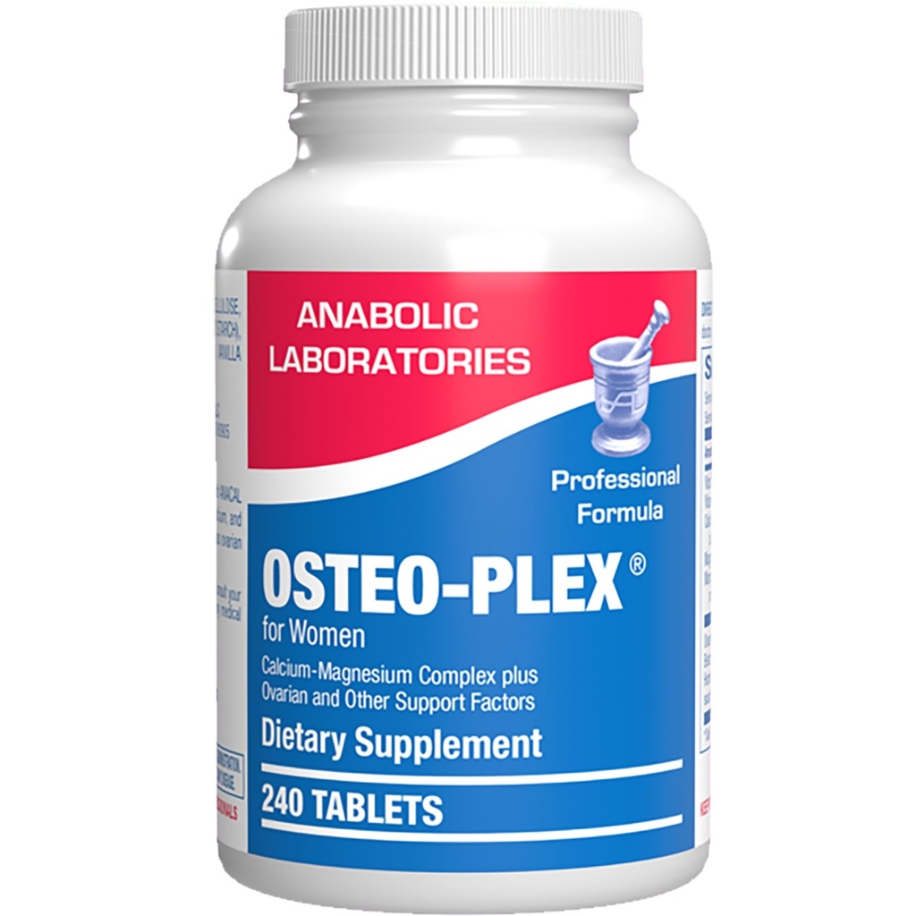 Osteo-Plex Bone Health Supplement voor vrouwen - Klinische formule Bone Strength Supplement met Magnesium Calcium Vitamine D3 & Trace Minerals Complex - Gemakkelijk te slikken zachte tabletten - 240 Tel.
