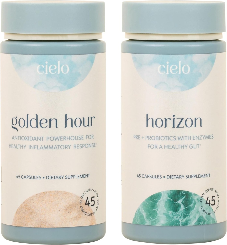 Cielo Golden Hour & Horizon Bundle - Probiotica en antioxidanten set (45 dagen levering)