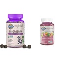 Jardin de la vie Bios Gommies de mûrier pour Adultes et Enfants - Supplément de soutien immunitaire avec Fruits et Organiques Bios Femmes 40+ Vitamines Gommy - Berry - Certifié biologique