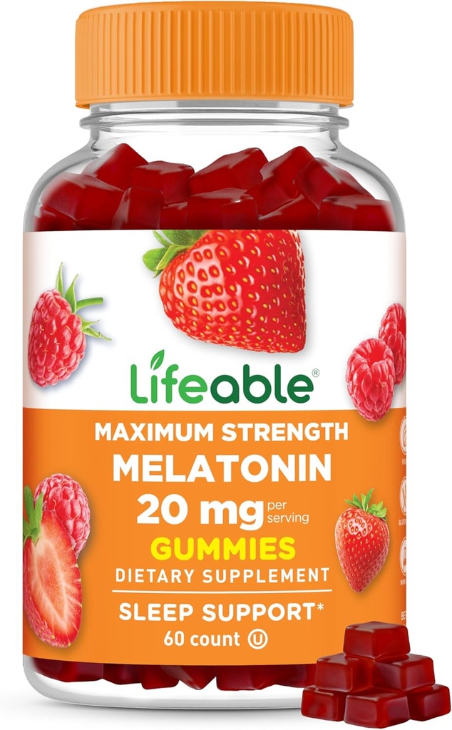 Levensbaar Melatonine 20mg Gummies 