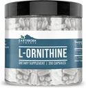 Earthborn Elements (200 capsules L-Ornithine HCl, Aminozuur, eiwitsynthese