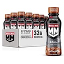 Muscle Milk Pro Advanced Nutrition Protein Shake, Knockout Chocolate, 11.16 Fl Oz (verpakking van 12), 32g Proteïne, 1g Suiker, 16 Vitaminen & Mineralen, 5g Vezel, Workout Herstel, Energizing Snack, Verpakking mei Vary