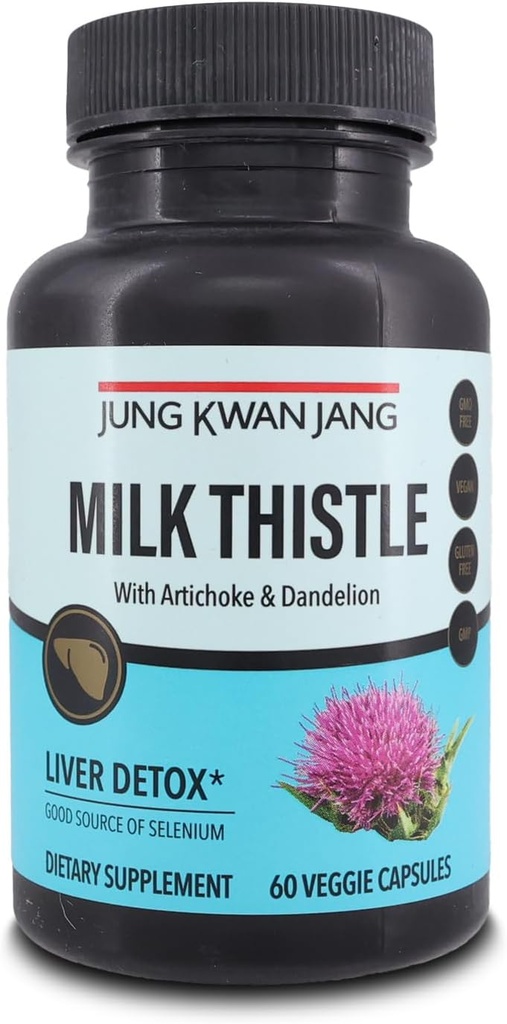 JUNG KWAN JANG Thistle de lait avec Artichaut et Dandelion - 60 Capsule