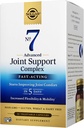 Solgar n° 7 Complexe de soutien interarmées avancé - 90 capsules végétales, boîte de 3 - Formule à action rapide - Non-OGM, sans gluten, sans lait - 270 portions totales