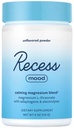 Recess Mood Powder, Calmant Magnésium L-Thréonate Blend avec Passion Flower, L-Theanine, Electrolytes, Magnésium Calm Support Supplément de poudre - Décoloré 28 Servir Tub