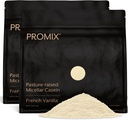 ProMix Nutrition en poudre de protéines de caséine - herbe, pâturage élevé, libération lente 25g Caséine Micellaire - 5.4g BCAAs Sans gluten, sans sucre, sans soja - Vanille, 5lb