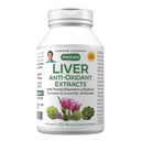 ANDREW LESSMAN Lever Anti-Oxidant Extracts 30 Capsules - Ondersteunt de harde werkstoffen van de lever, bevordert optimale lever gezondheid en functie. Melkdistel, kurkuma en Artichoke Extracten