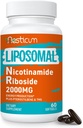 2000 MG Liposomal Nicotinamide Riboside Supplement met TMG & Pterostilbene, Superior to Niacinamide for Energy, Immunity, Age Resistance, 60 Softgels