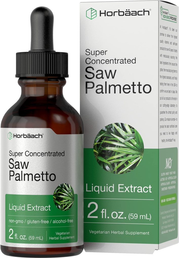 Horbäach Saw Palmetto Extract Liquid Drops 