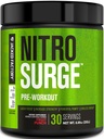 Supplément de pré-entraînement Jacked Factory NITROSURGE - Endless Energy, Instant Strength Gains, Clear Focus & Pompes Intenses - NO Booster et puissant pré-entraînement Poudre d'énergie - 30 portions, punch fruit