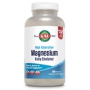 KAL Magnesium Glycinate tabletten, volledig gecheleerd, hoge absorptieformule met magnesiumbisglycinaatchelaat voor nerve, spier- en botgezondheidsondersteuning, veganistisch, glutenvrij, Value Size, 240 tabletten