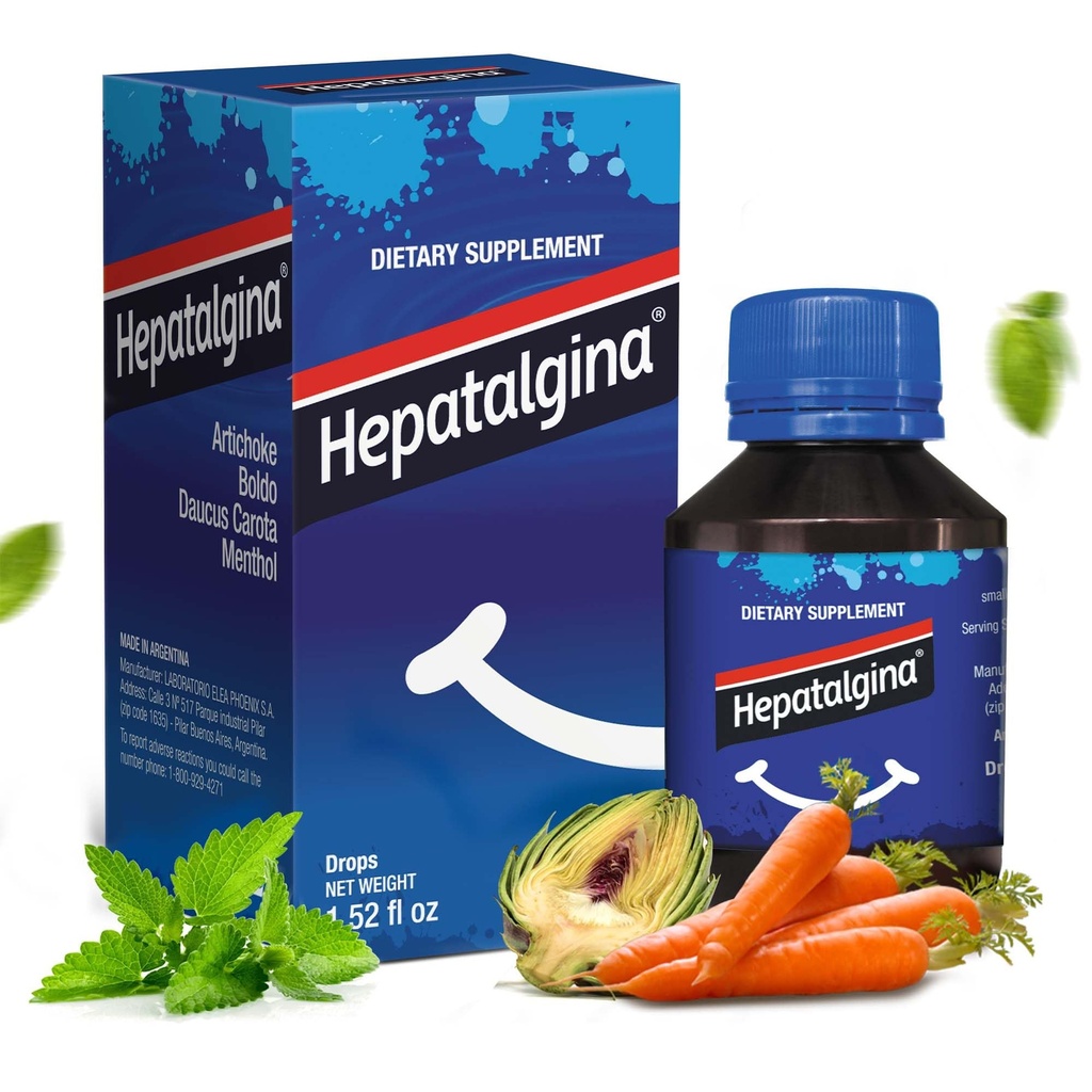 Leverondersteuning Digestieve Beschermer - Liquid Herbal Supplement met Artichoke Extract voor Lever Reiniging Detox & Reparatie - Lever Detox Reinigen druppels met munt, Boldo & Wortel - 45 ml