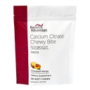 Bariatrische Voordeel Calcium citraat Chewy Bites 500 mg - Zeer absorbeerbaar & graafbaar - Vitamine D3 - gemakkelijk kauwbaar Calcium Supplement - Ananas Mango - 90 Tel.