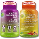 Plant-Based Bone & Immune Support Supplement Bundle 
