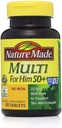 Nature Made Multi for Hem 50+ Dieetsupplement Tablets 90 ea (verpakking van 4)