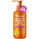 Zesty Paws Wild Alaska Omega-3 Blend Pollock + Zalmolie voor honden en katten- huid en jas ondersteuning, Omega 3 Supplement voor Huisdieren, 8.5oz