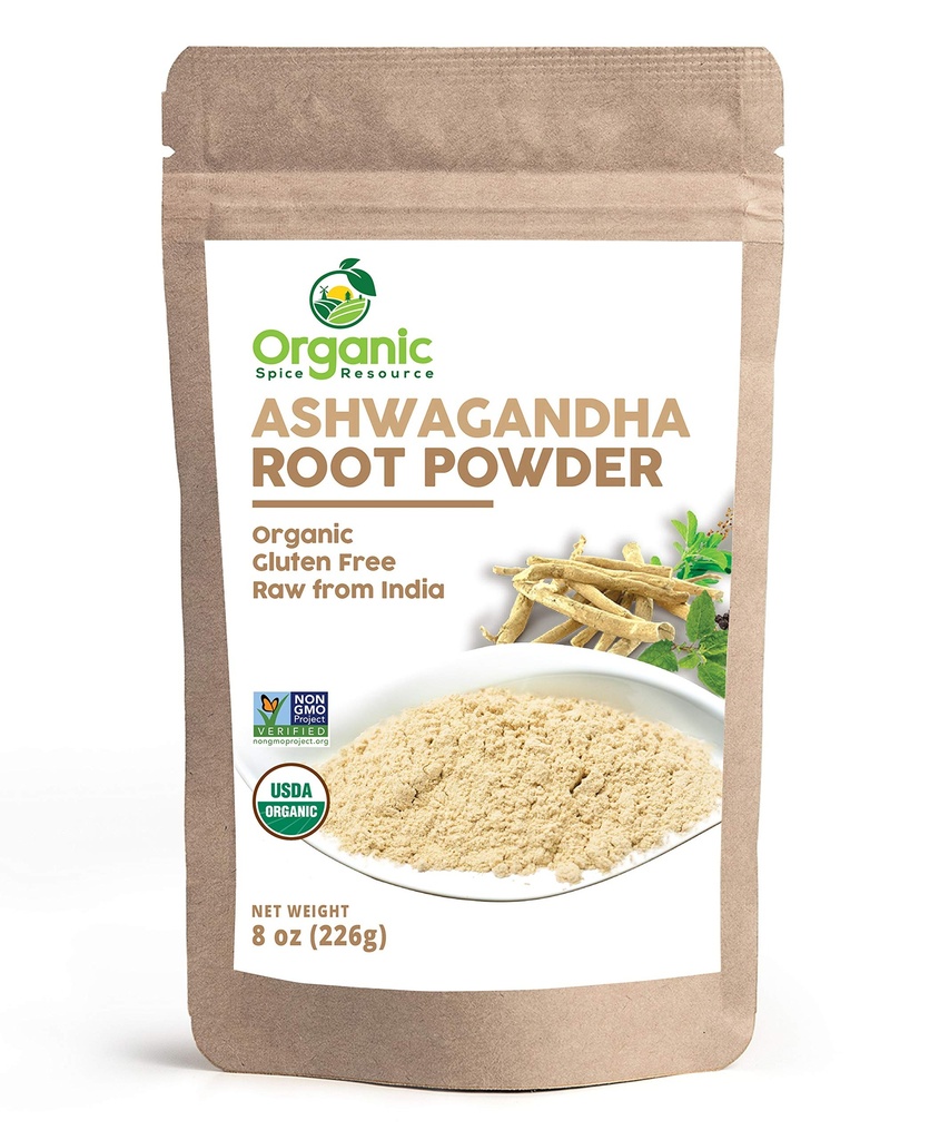 Biologische Ashwagandha wortelpoeder -8 Ounce 