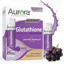 Aurora Nutrascience Mega-Liposomal Liquid Glutathion, Immune & Antioxidant Gut Health Support Supplement, 750 mg per Serving, Non-GMO, Sugar-Free, 32 Single Serve Packets