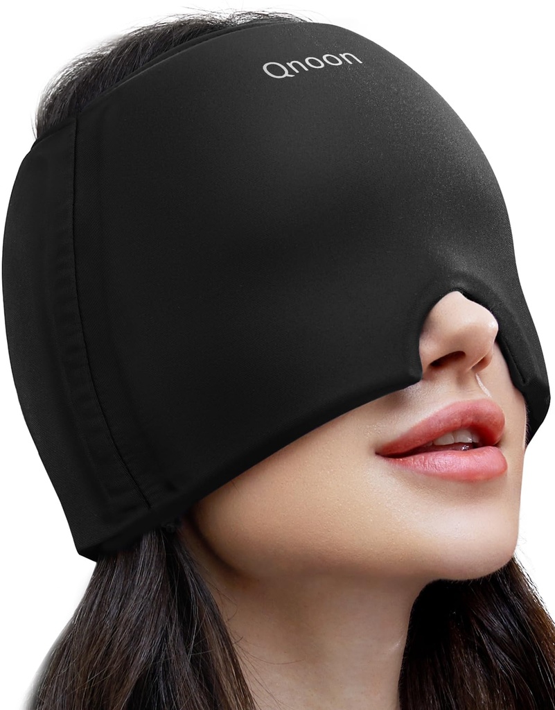 Migraine Relief Cap, Hoofdpijn Relief Cap Mask producten, Koeling Odorless Gel Ice Head Wrap voor spanning, stress, kater & gezwollen ogen