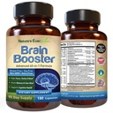 Brain Booster 40-in-1 Formula Supplement for Focus, Memory, Clarity, Energy & Women, Cognitive Function Nootrope Support with DMAE, Brain Health Formula 