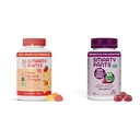 SmartyBants Kids Multivitamine Gummies en Probiotic Immunity Bundle: Omega 3 Visolie (EPA/DHA), Vitamine D3, C, Vitamine B12, B6, Digestief & Immune Support Supplement (30 dagen levering)