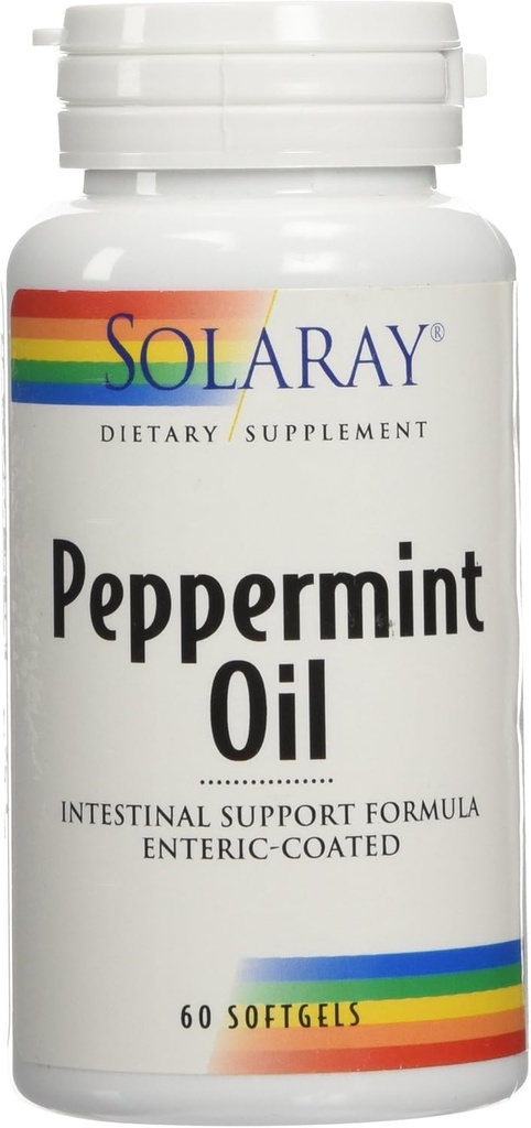 Solaray - Pepermuntolie, 60 softgels