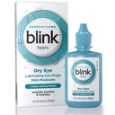 BLINK Tears Smeert oogdruppels, vochtinbrengende en verzachtende voor milde tot matige droge ogen, met Hyaluronaat, vermindert ongemak, langdurige hydratatie, kalmeren en vochtinbrengen, 1 Fl Oz