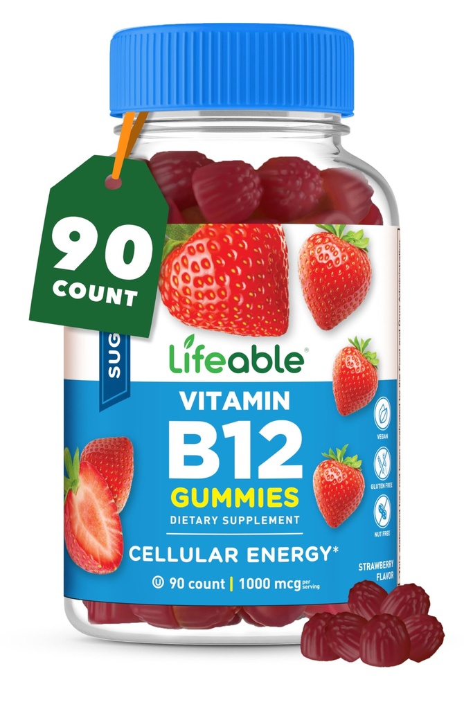 Levensbaar Suikervrij Vitamine B12 Gummies 