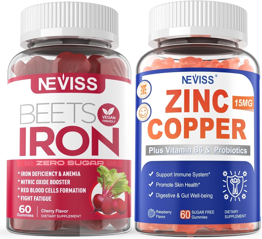 Iron Gummies + Zink Koper Gummies