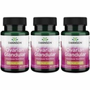 Swanson Ovarian Glandular - Supplément naturel Promouvoir la santé et l'équilibre glandulaires des femmes - Source du tissu bovin Premium pour soutenir le mieux-être - (60 capsules, 250mg chacune) (3 pack)